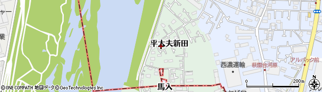 神奈川県茅ヶ崎市平太夫新田周辺の地図