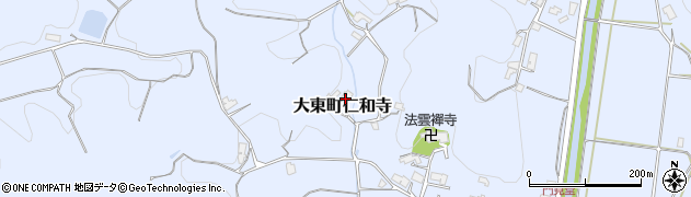 島根県雲南市大東町仁和寺282周辺の地図