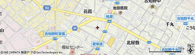 愛知県江南市古知野町花霞163周辺の地図