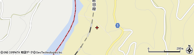 長野県下伊那郡泰阜村8025周辺の地図