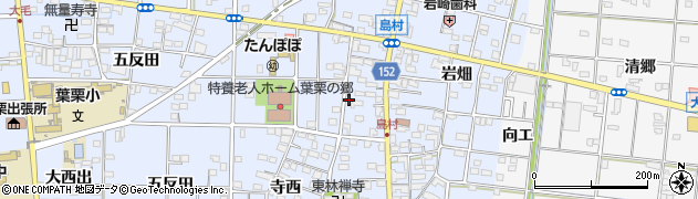 愛知県一宮市島村六反田169周辺の地図