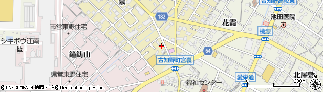 愛知県江南市飛高町泉209周辺の地図