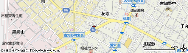 愛知県江南市古知野町花霞145周辺の地図