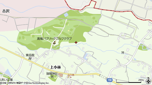 〒412-0002 静岡県御殿場市上小林の地図