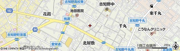 愛知県江南市古知野町北屋敷60周辺の地図