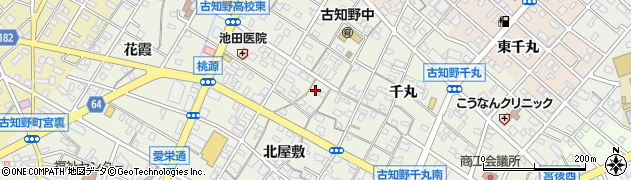 愛知県江南市古知野町北屋敷51周辺の地図