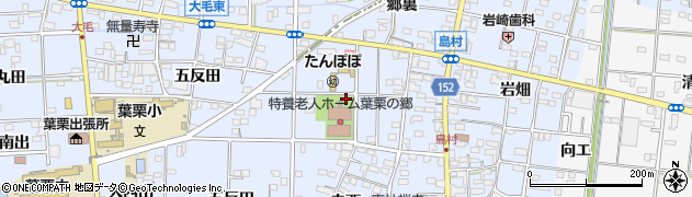 愛知県一宮市島村六反田周辺の地図