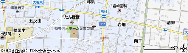 愛知県一宮市島村六反田134周辺の地図