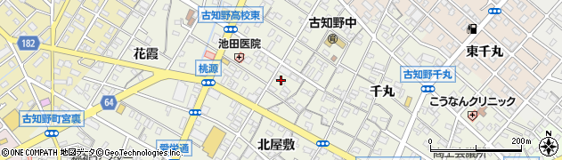 愛知県江南市古知野町北屋敷58周辺の地図