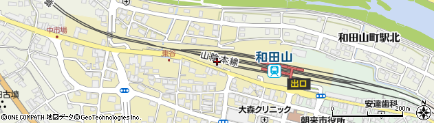 兵庫県朝来市和田山町東谷周辺の地図