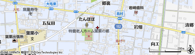 愛知県一宮市島村六反田23周辺の地図