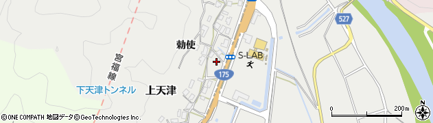 京都府福知山市上天津周辺の地図