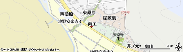 愛知県犬山市向エ周辺の地図