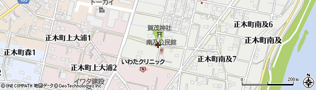 岐阜県羽島市正木町南及4丁目周辺の地図