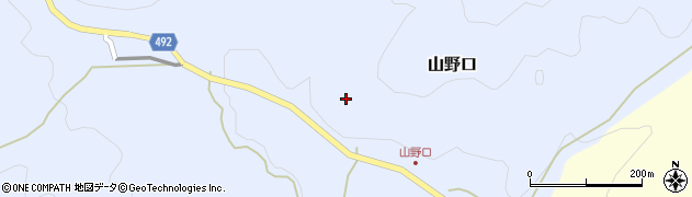 京都府福知山市山野口（銀山）周辺の地図