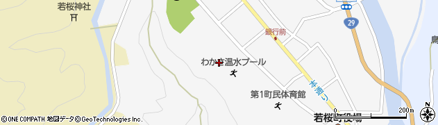 若桜町公民館周辺の地図