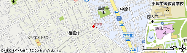 サポート湘南周辺の地図