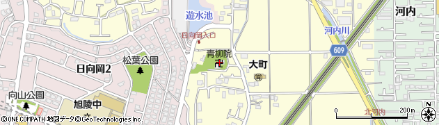 青柳院周辺の地図