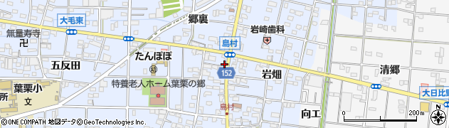 愛知県一宮市島村六反田161周辺の地図