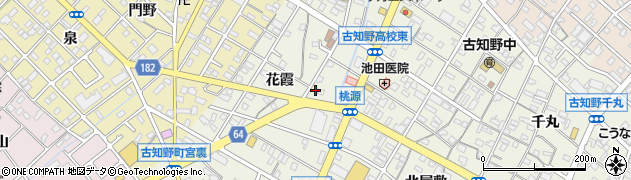 愛知県江南市古知野町花霞90周辺の地図
