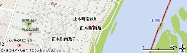 岐阜県羽島市正木町南及641周辺の地図