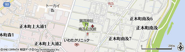 岐阜県羽島市正木町南及4丁目18周辺の地図