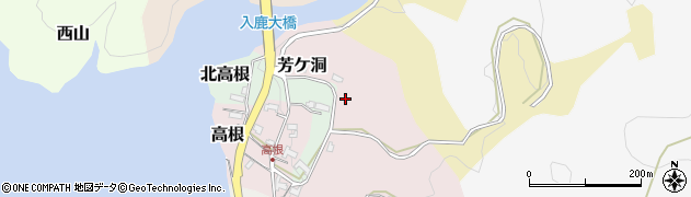愛知県犬山市芳ケ洞周辺の地図