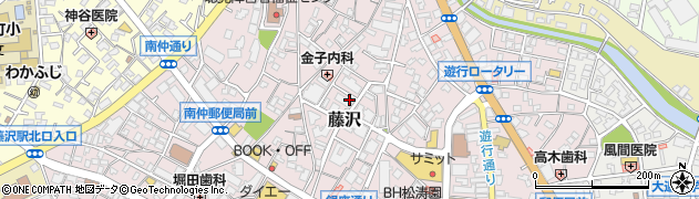 神奈川県藤沢市藤沢周辺の地図