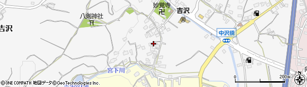 神奈川県平塚市上吉沢341周辺の地図
