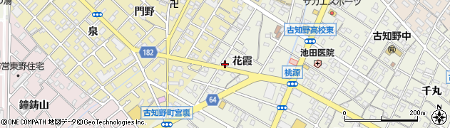 愛知県江南市古知野町花霞103周辺の地図