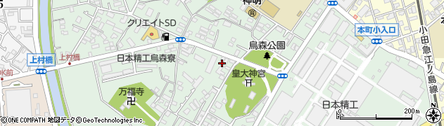 神奈川県藤沢市鵠沼神明周辺の地図