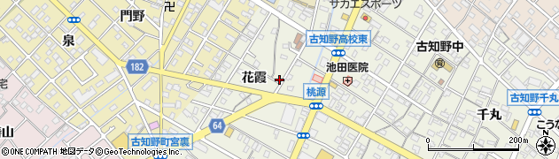 愛知県江南市古知野町花霞66周辺の地図