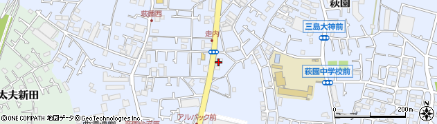 ａｐｏｌｌｏｓｔａｔｉｏｎセルフ萩園ＳＳ周辺の地図