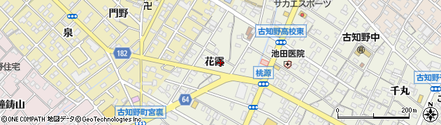 愛知県江南市古知野町花霞96周辺の地図
