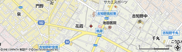 愛知県江南市古知野町花霞85周辺の地図