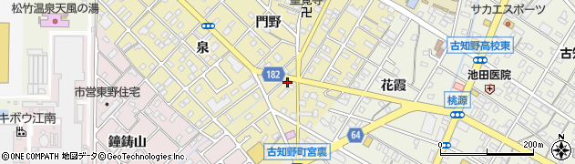 愛知県江南市飛高町泉236周辺の地図