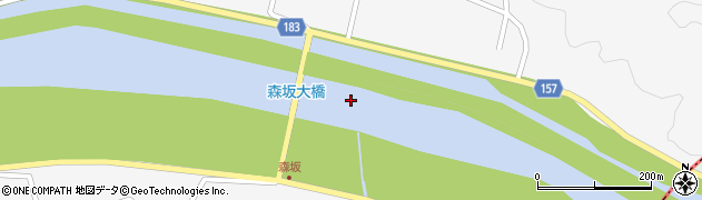 森坂大橋周辺の地図