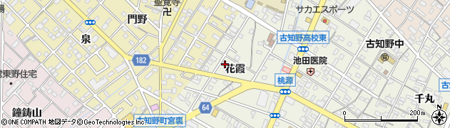 愛知県江南市古知野町花霞104周辺の地図