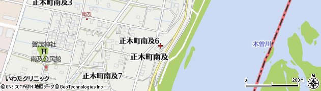 岐阜県羽島市正木町南及643周辺の地図
