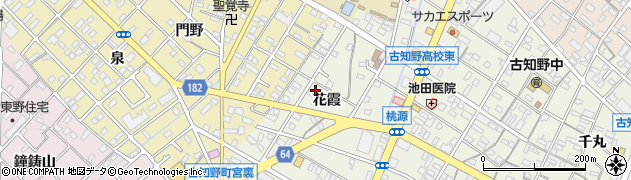 愛知県江南市古知野町花霞105周辺の地図
