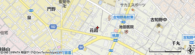 愛知県江南市古知野町花霞37周辺の地図