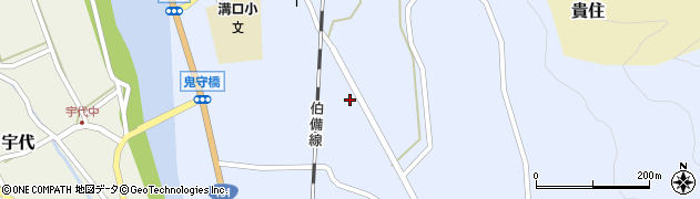 鳥取県西伯郡伯耆町溝口462周辺の地図