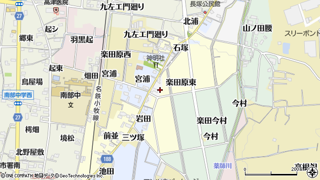 〒484-0873 愛知県犬山市天王前の地図