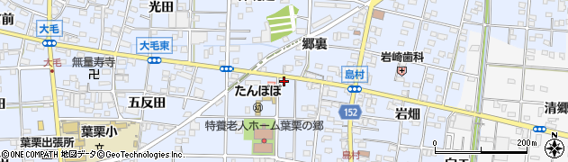 愛知県一宮市島村六反田8周辺の地図