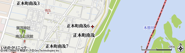 岐阜県羽島市正木町南及644周辺の地図