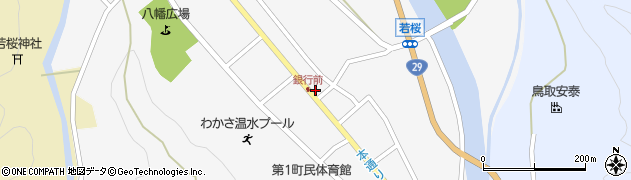 鳥取銀行若桜支店 ＡＴＭ周辺の地図