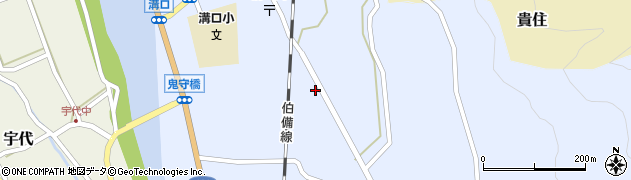 鳥取県西伯郡伯耆町溝口459周辺の地図