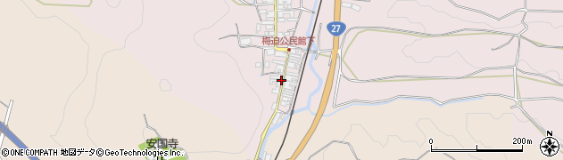 京都府綾部市梅迫町新町周辺の地図