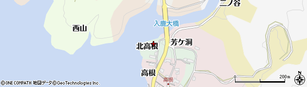 愛知県犬山市北高根周辺の地図