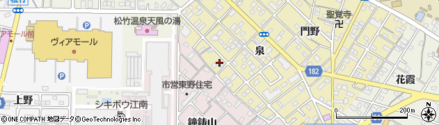 愛知県江南市飛高町泉76周辺の地図